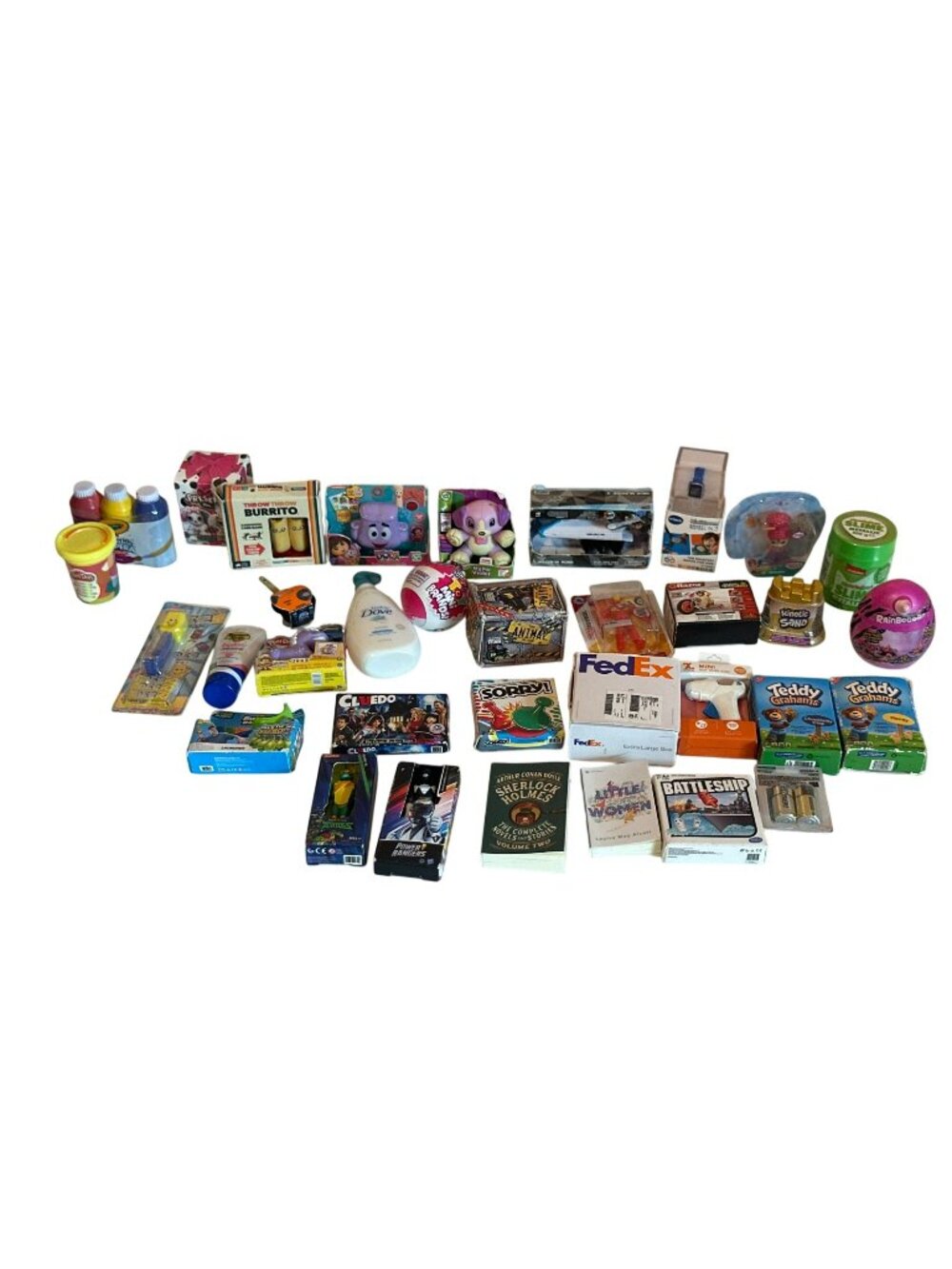 Zuru Mini Brands Large Lot of Toys FedEx Kidizoom Teddy Grahams Slime Etc.